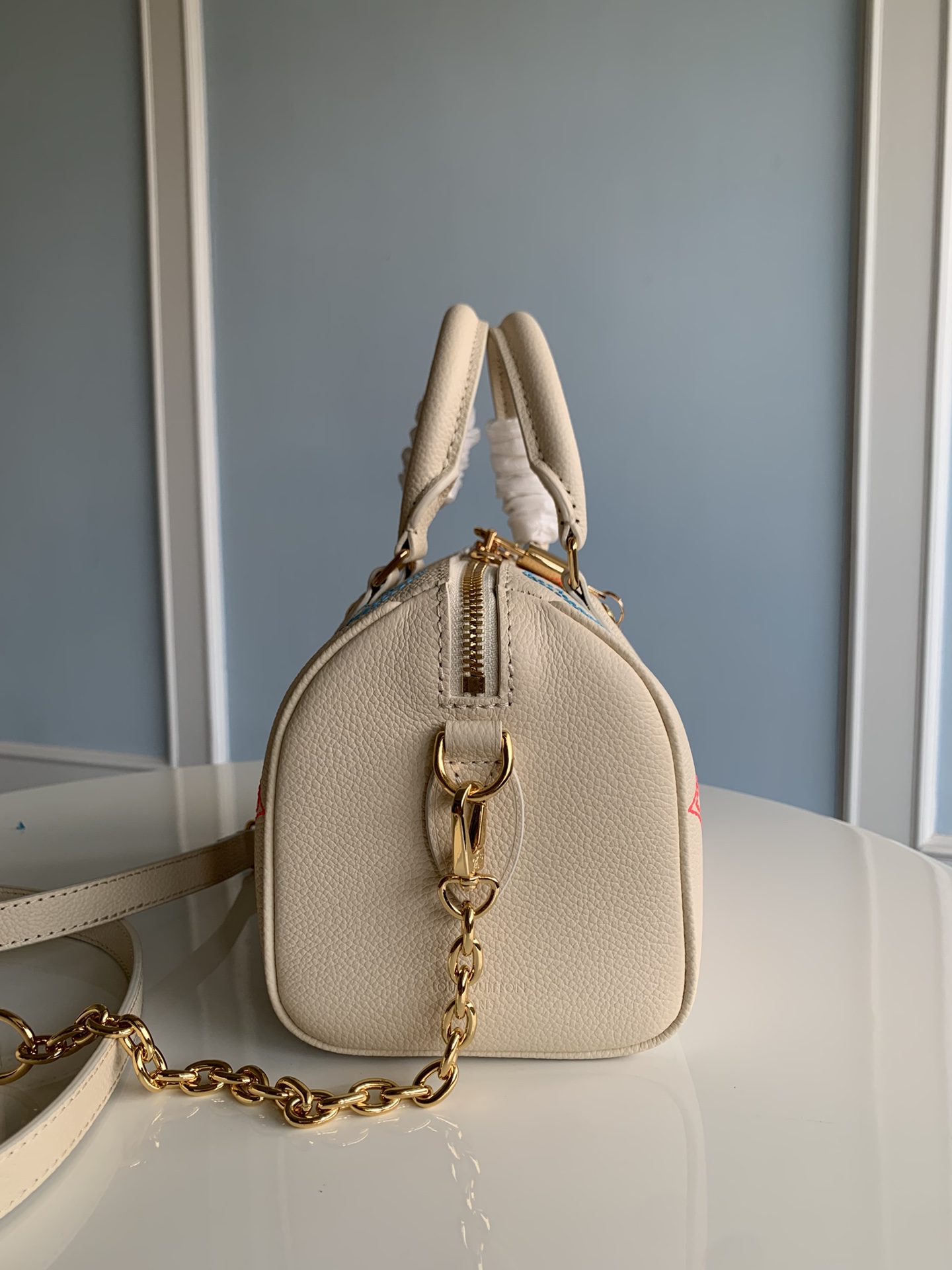 Top Grade ✨ M46667 Off-White Full Leather Speedy Series — SPEEDY - Bag 3