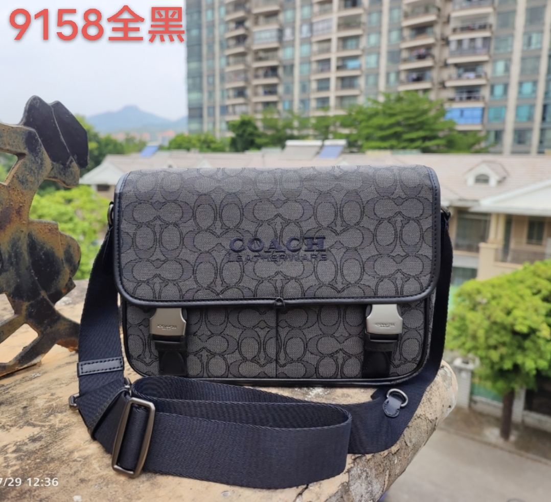 Coach COACH蔻驰C9158新款男包LEAGUE信使包单肩斜挎包 League专为运动生活打造