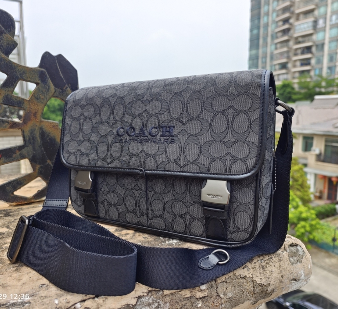 Coach COACH蔻驰C9158新款男包LEAGUE信使包单肩斜挎包 League专为运动生活打造