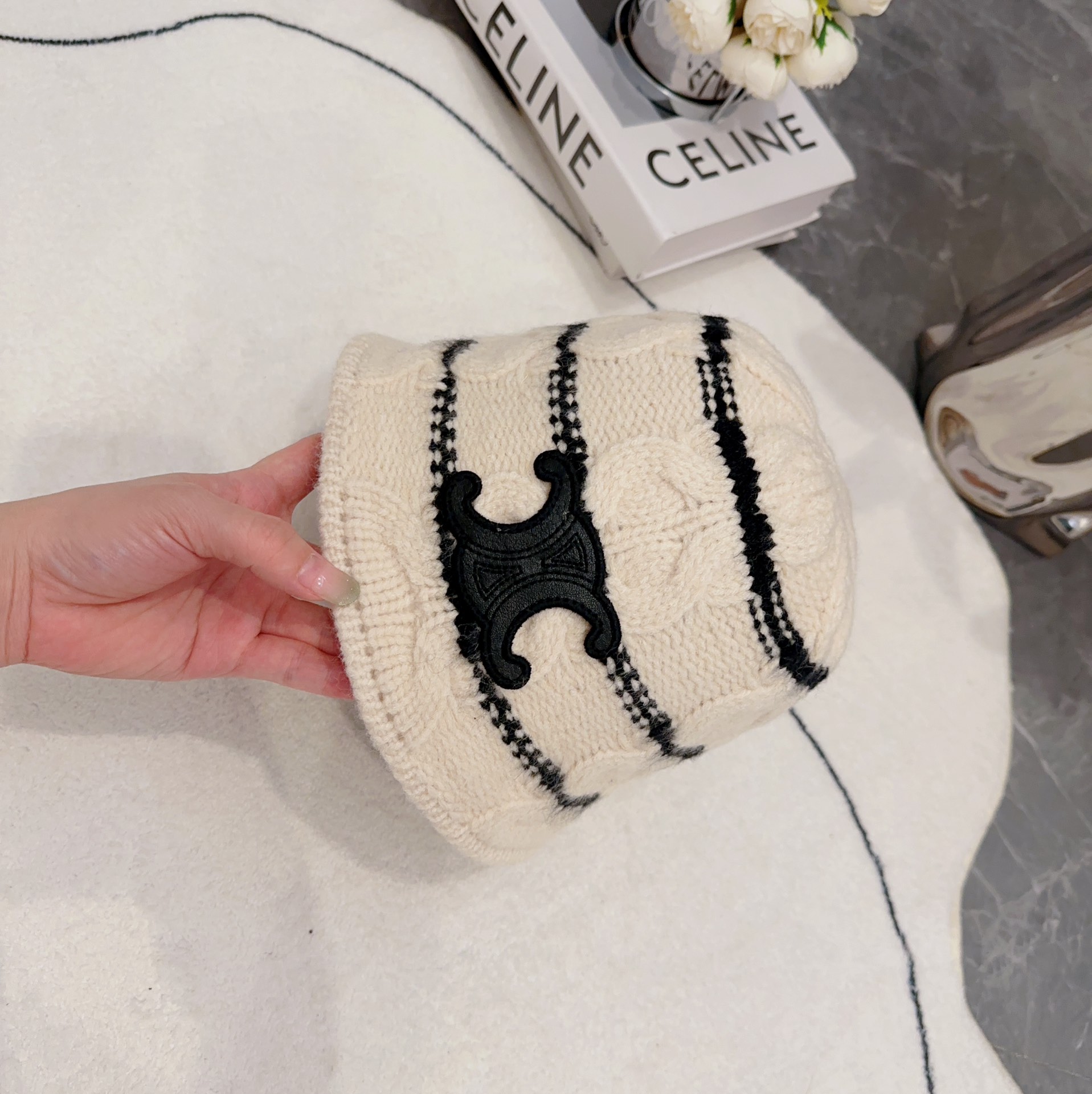 셀린느 모자 84219 Celine Cap 상세 이미지 4