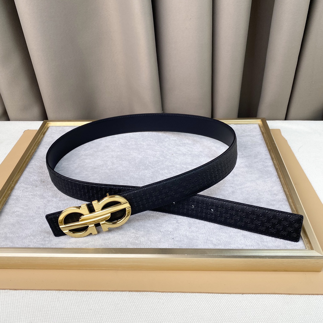 男士费拉柔软细腻百搭大方宽3.5CM