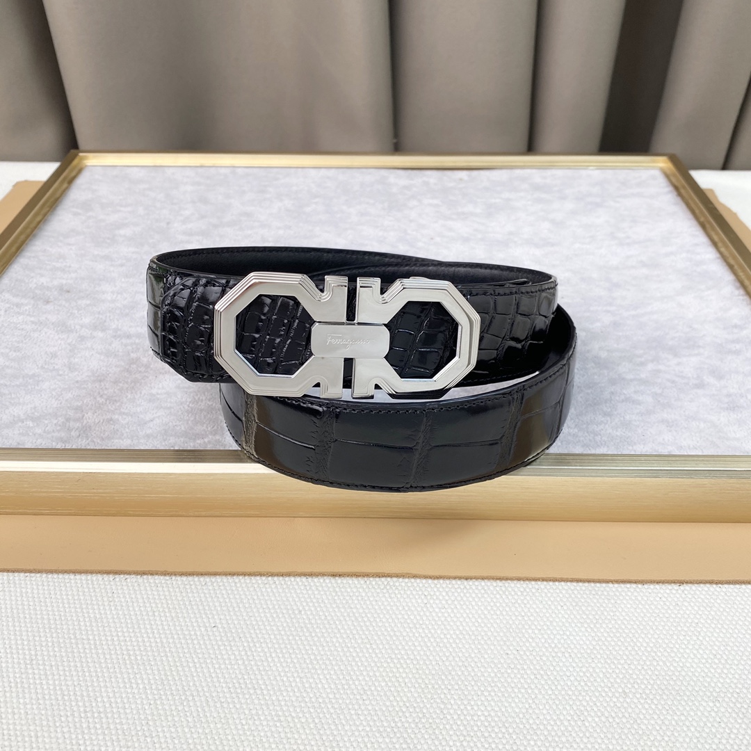 男士费拉柔软细腻百搭大方宽3.5CM