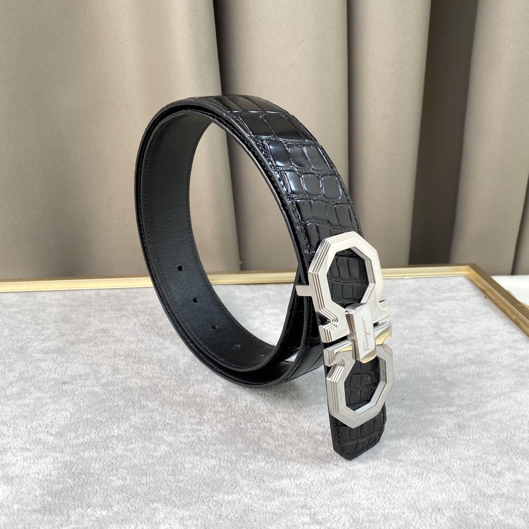 男士费拉柔软细腻百搭大方宽3.5CM