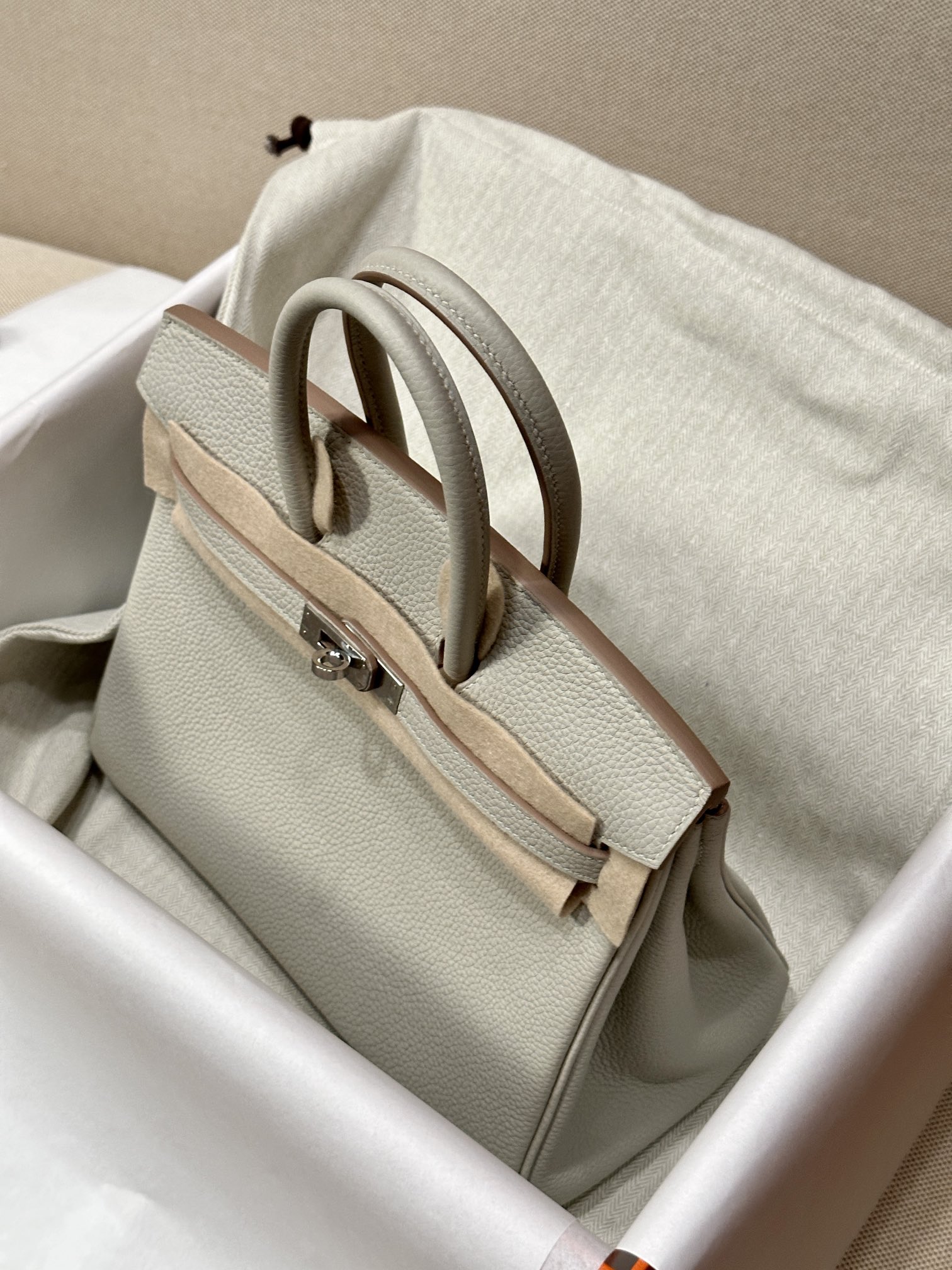 Hermes Birkin Light gray 25cm everyday