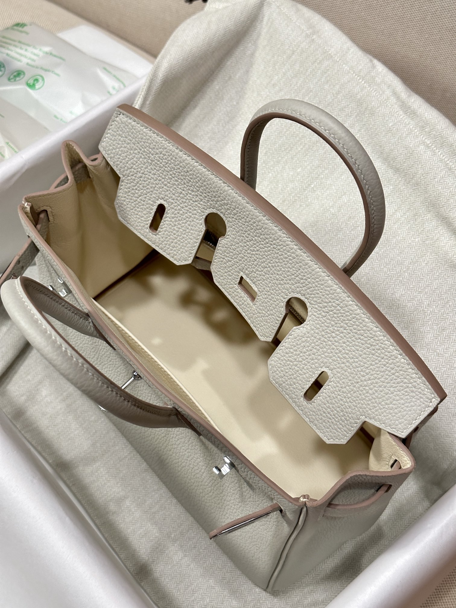 Hermes Birkin Light gray 25cm everyday