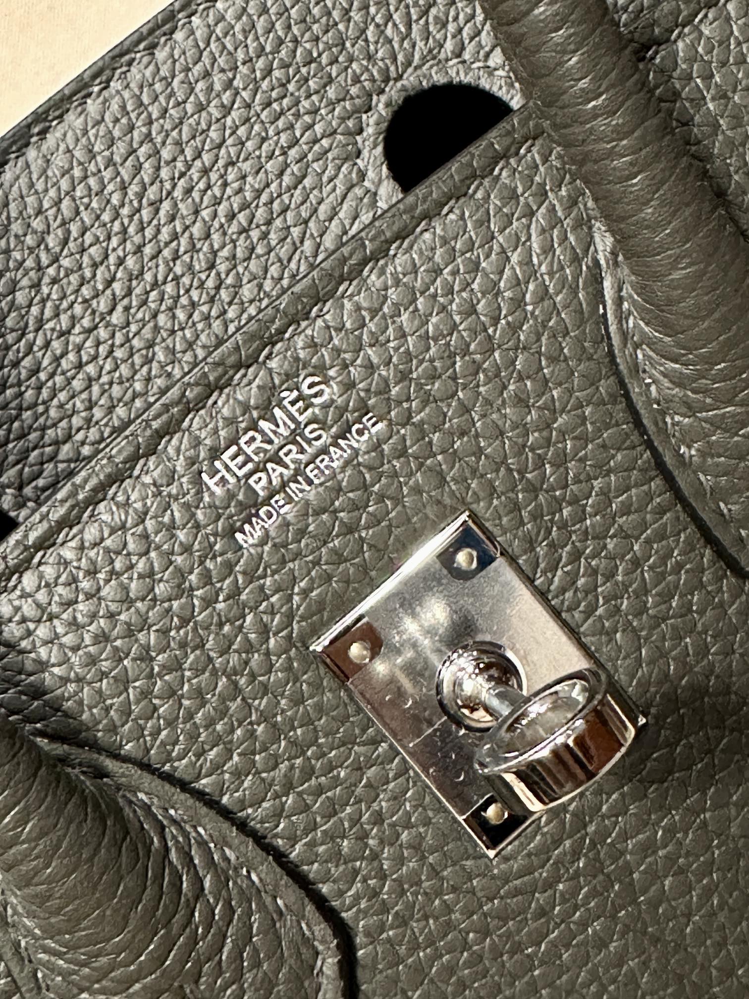 Hermes Birkin Graphite Gray Small handbag everyday
