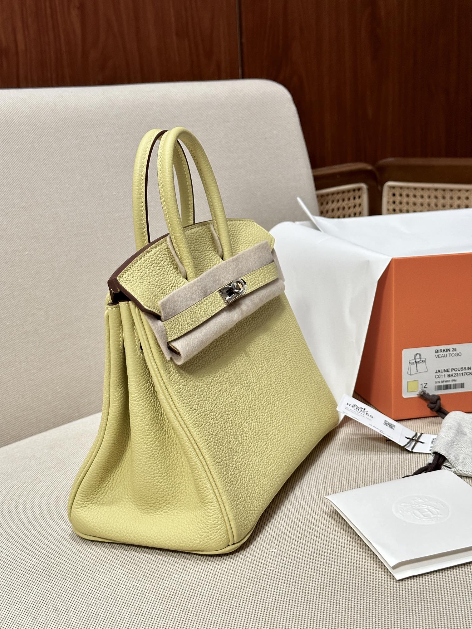 Sac Hermès BIRKIN25 Togo — photo 5