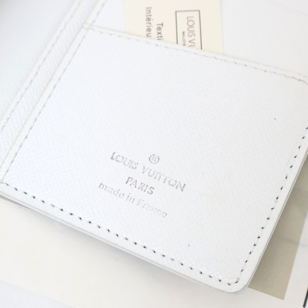 Leather Bifold Wallet being carried in hand