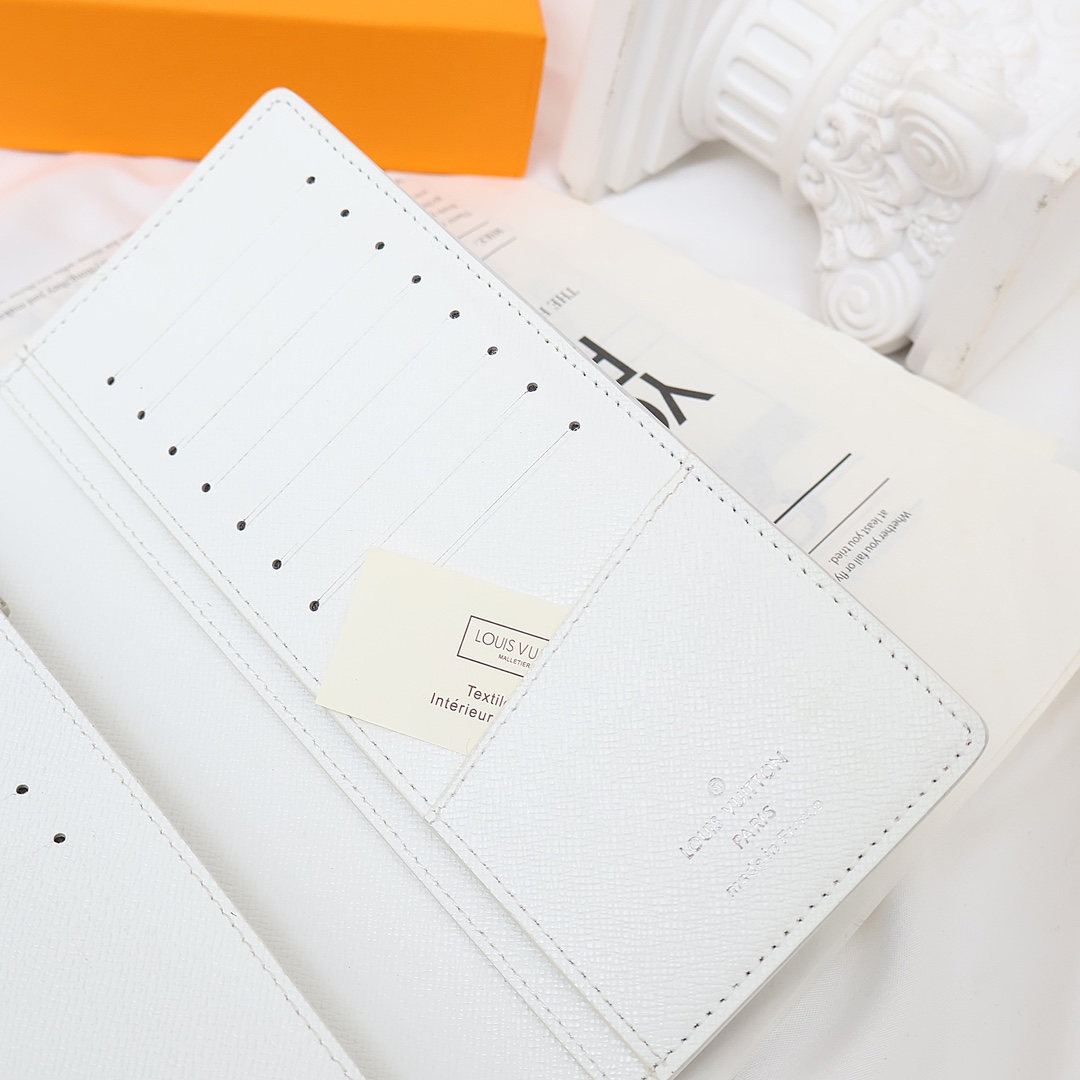 Genuine Leather Bifold Wallet presented in a gift box.