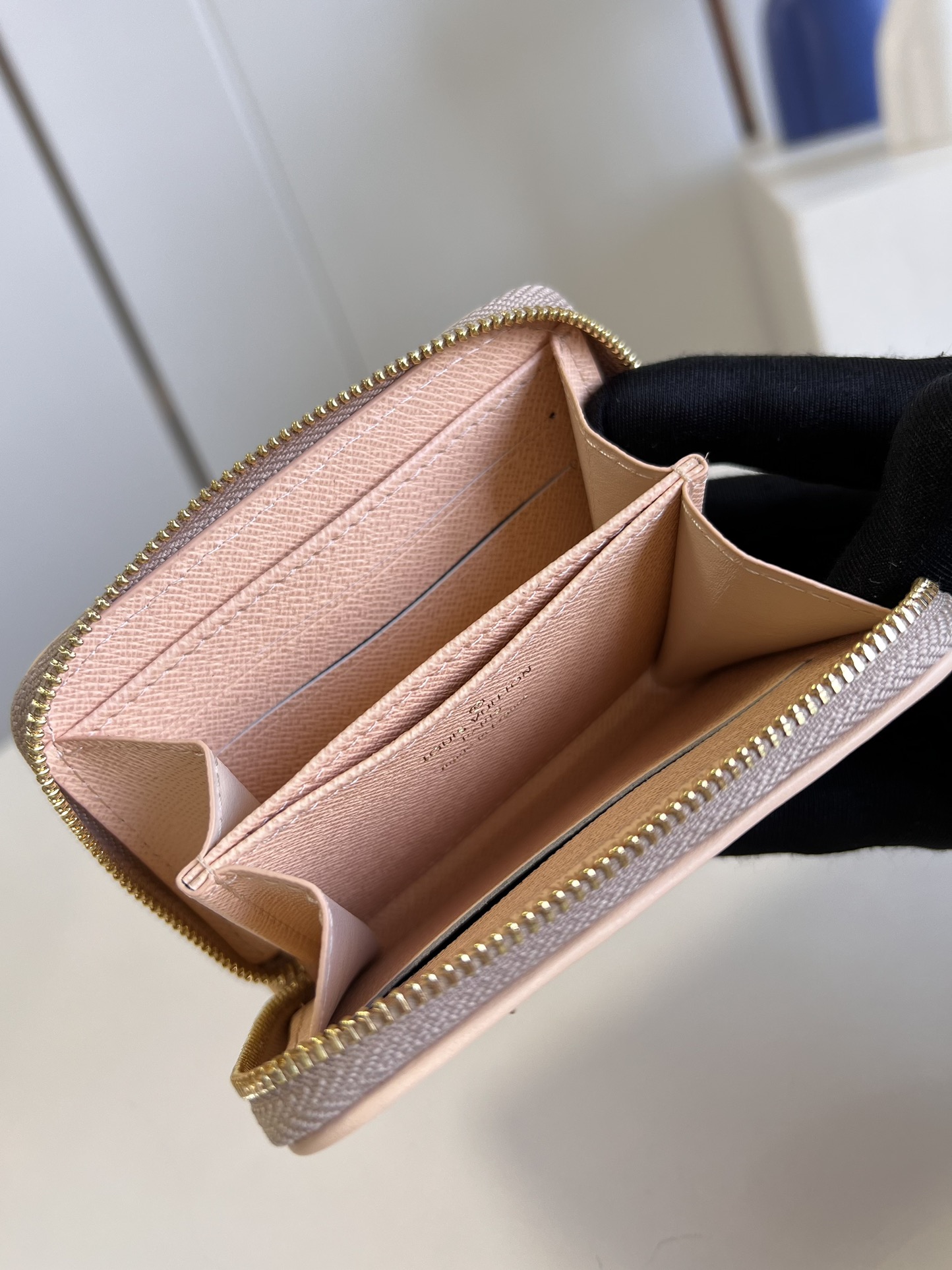 This Zippy Coin Purse is crafted from Monoglam jacquard canvas, treated - Bag 5