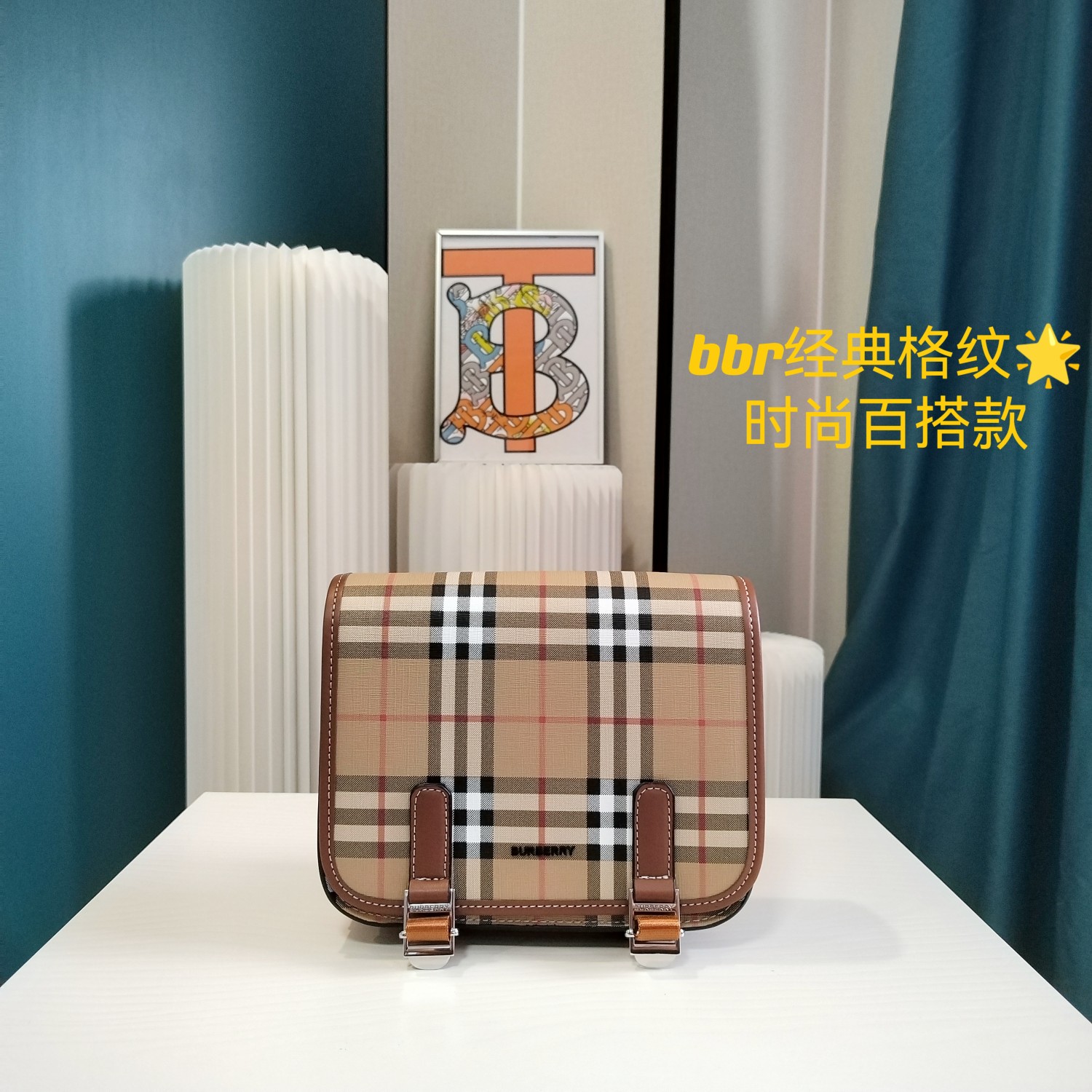 Burberry Umhängetaschen  & Schultertaschen Messenger-Taschen Mini-Taschen Unisex Frauen Leinwand