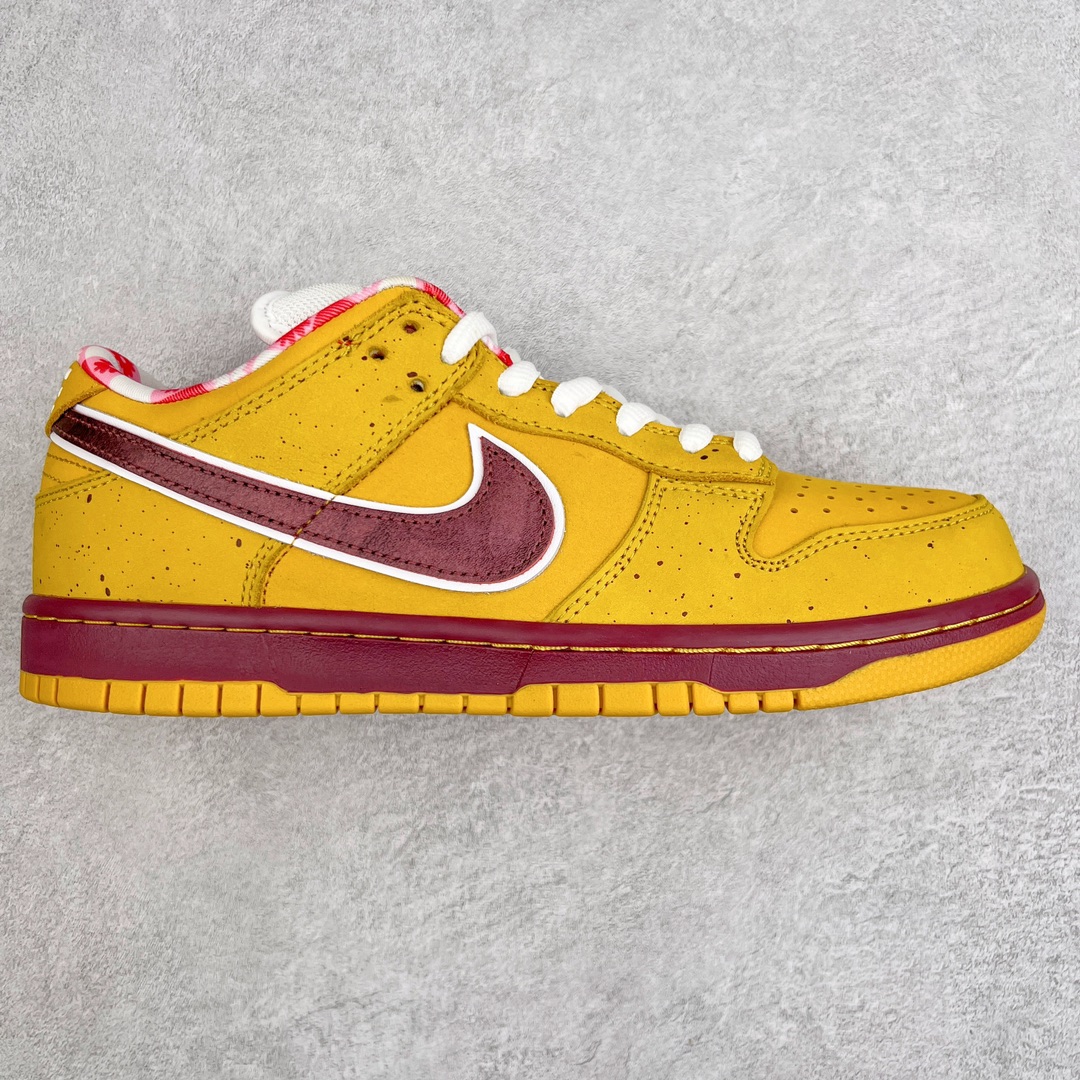 #OG纯原 Concepts x NK SB Dunk Low "Yellow Lobster" 黄龙虾 313170-137566 独家原厂航空铝磨具打磨大底 鞋头坡度极致还原 原盒原配 圈内天花板工艺 原厂冲刀 超高清洁度 全鞋零毛边皮料切割 全套原楦原模倾力打造完美版型 采用原厂百宏鞋带以及原厂百宏织唛舌标 内标可供原厂几率过验 原厂中底布黄色点胶 原厂中底布拉帮走线遵循公司 ️ 只有女鞋 编码:by1936060