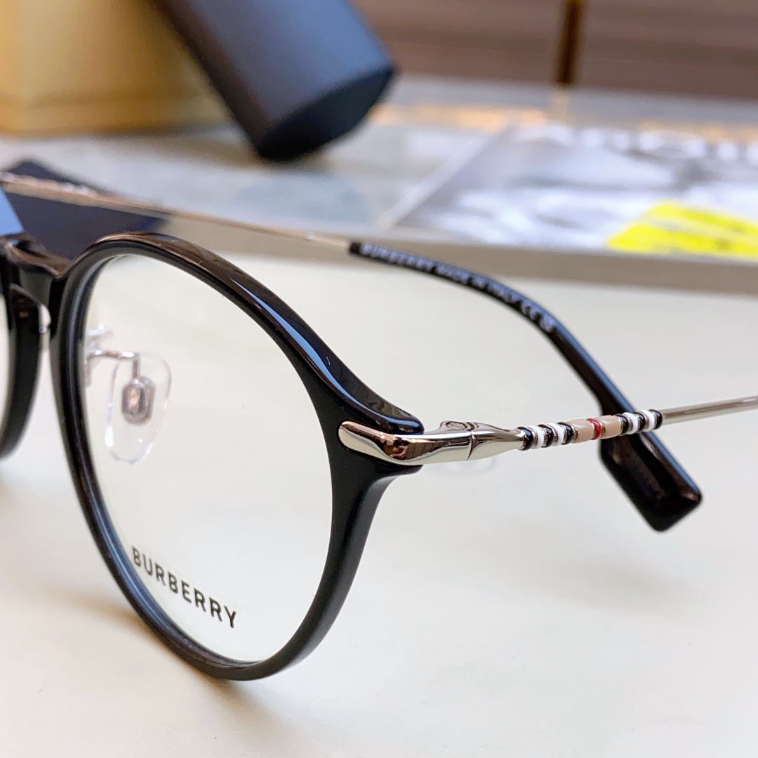 ，【BURBERR*】巴宝*莉新款光学架。MODEL：B2365-F，SIZE：53口18-140