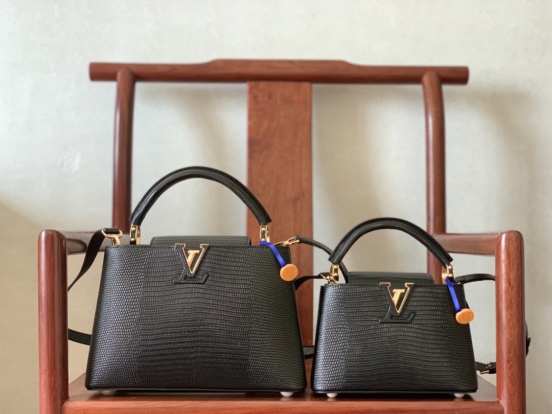Louis Vuitton 5592855927 black lizard