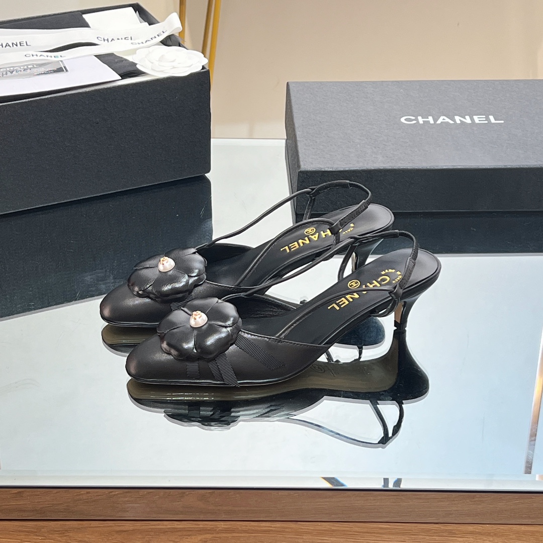 Chanel Chaussures Sandales Genuine Leather Peau de mouton