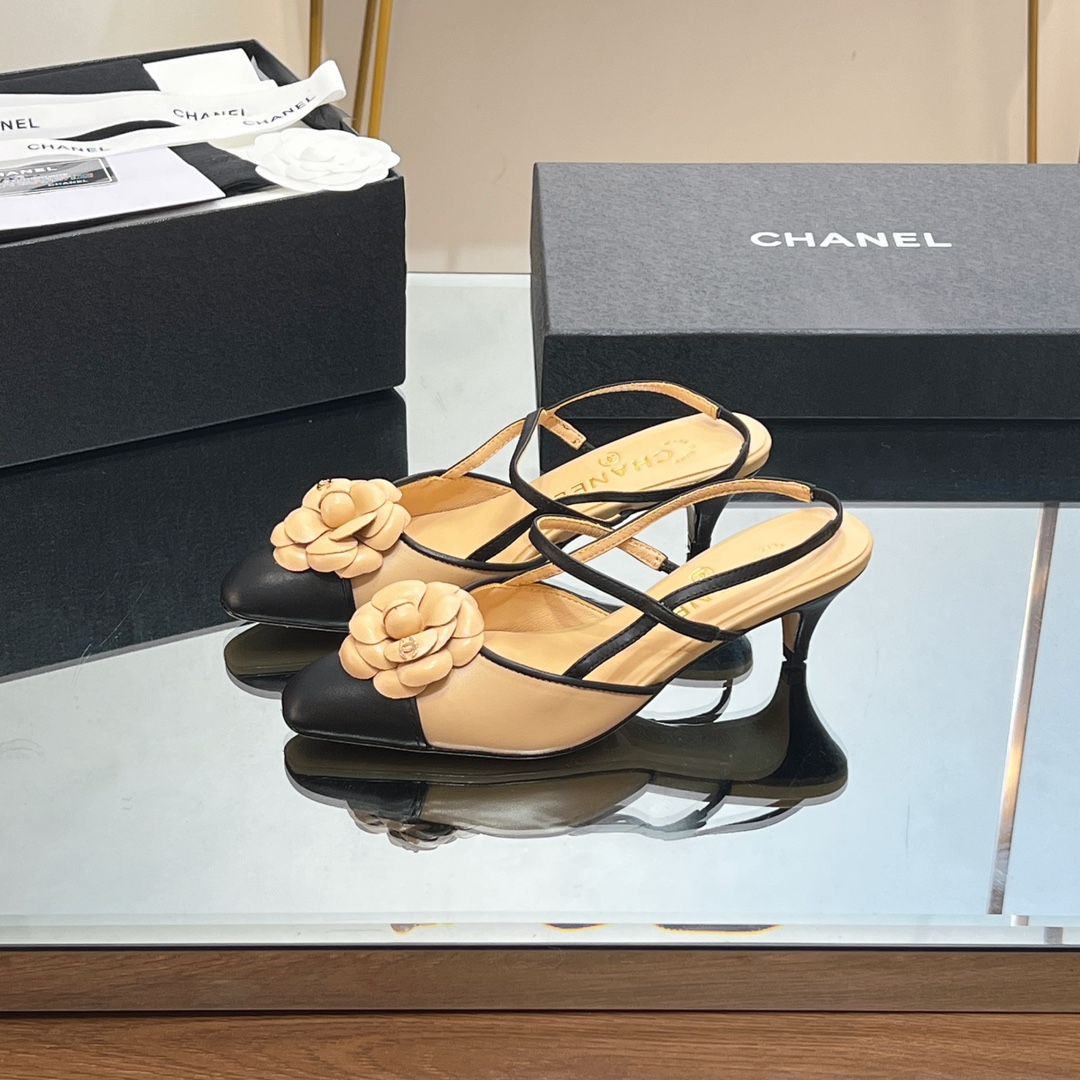 Chanel Chaussures Sandales Genuine Leather Peau de mouton