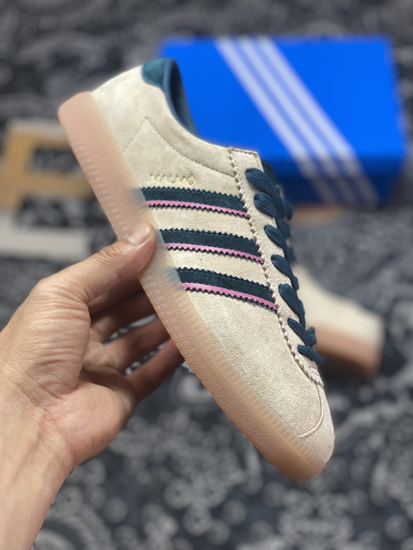 Adidas Originals State Series IL State Sneakers ”Suede Light Brown Dark Green Pink Caramel Bottom” ID2783