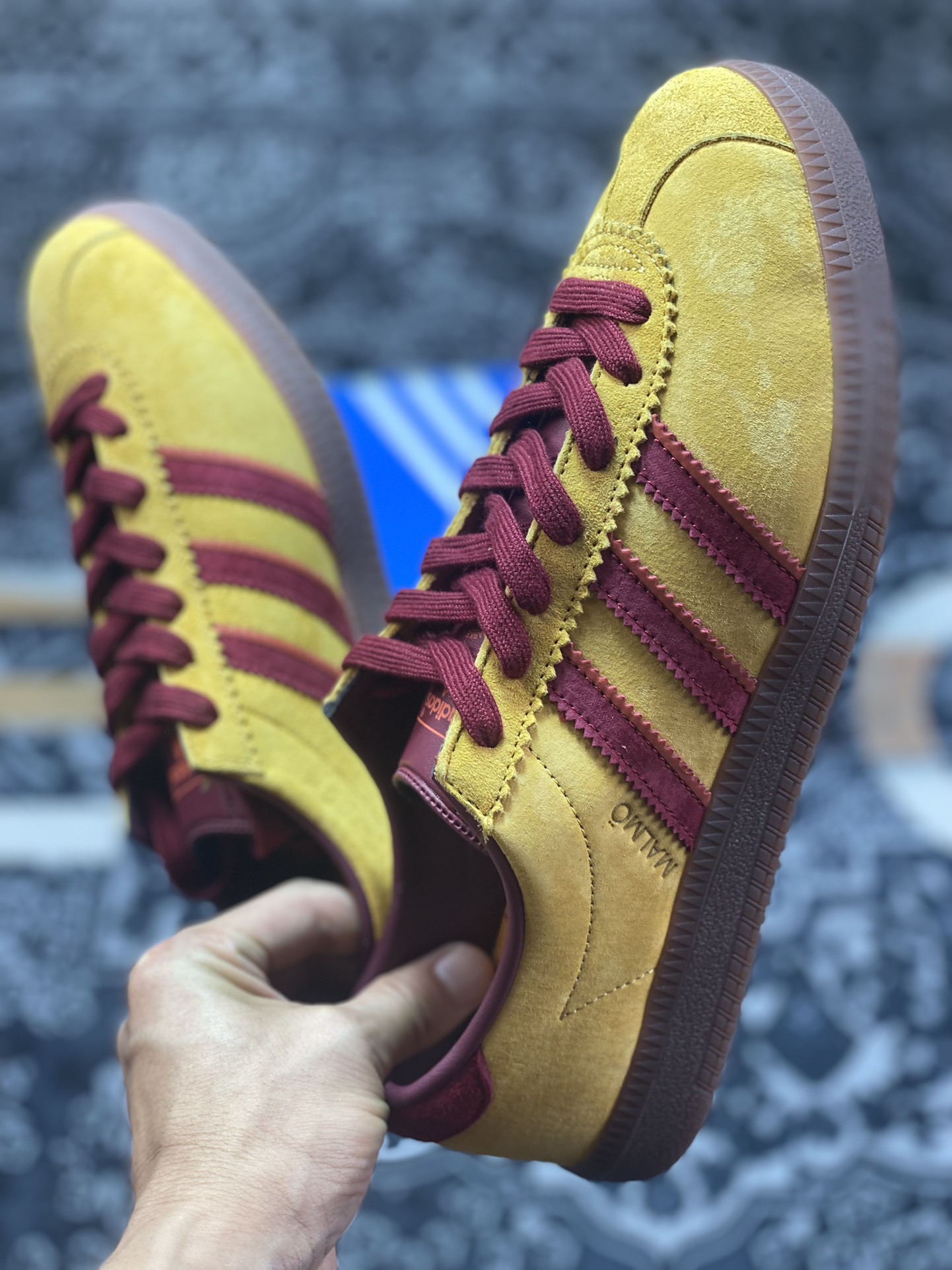 Adidas Originals State Series IL classic sneakers ”suede jujube red caramel sole” ID2785