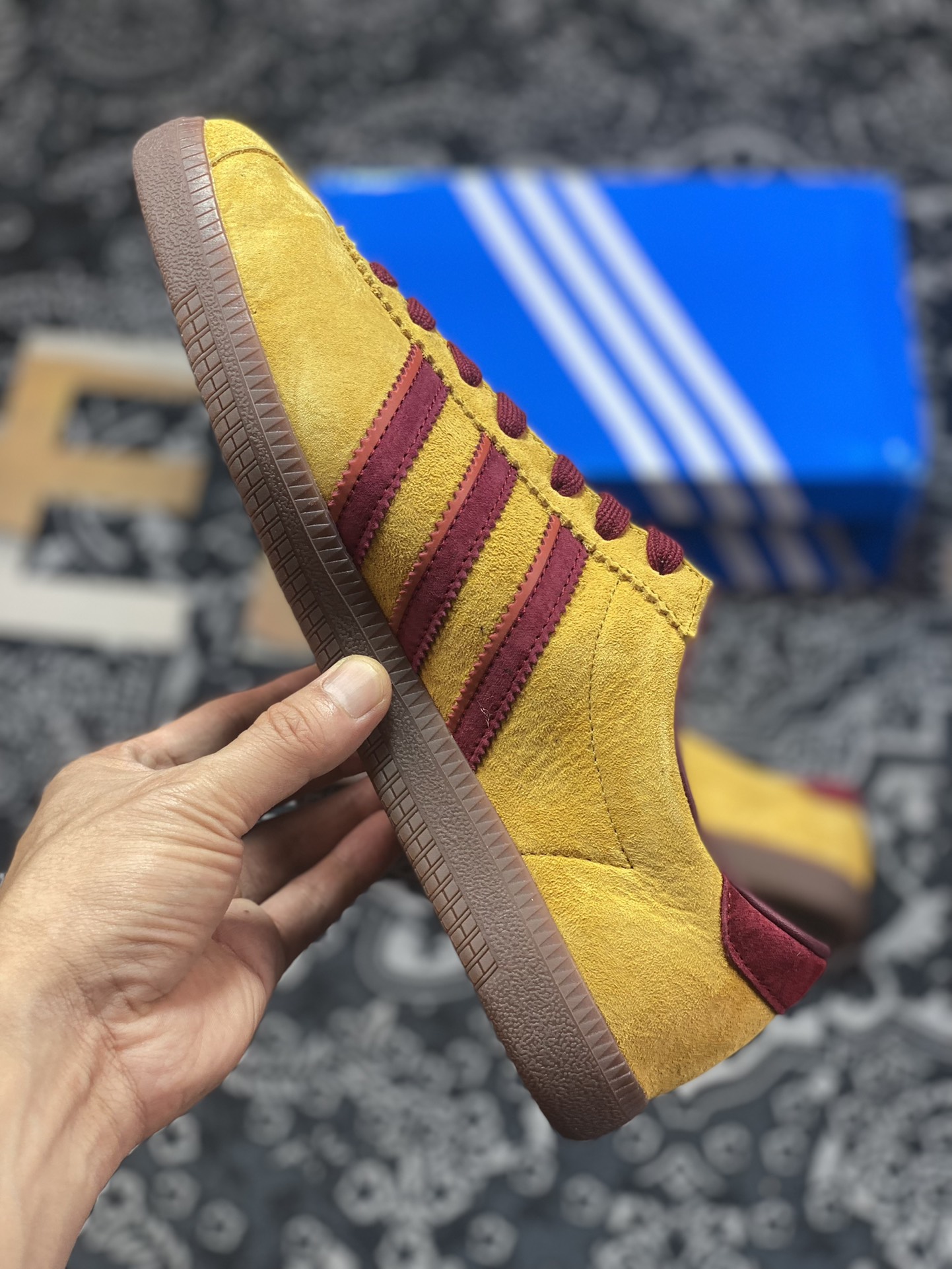 Adidas Originals State Series IL classic sneakers ”suede jujube red caramel sole” ID2785