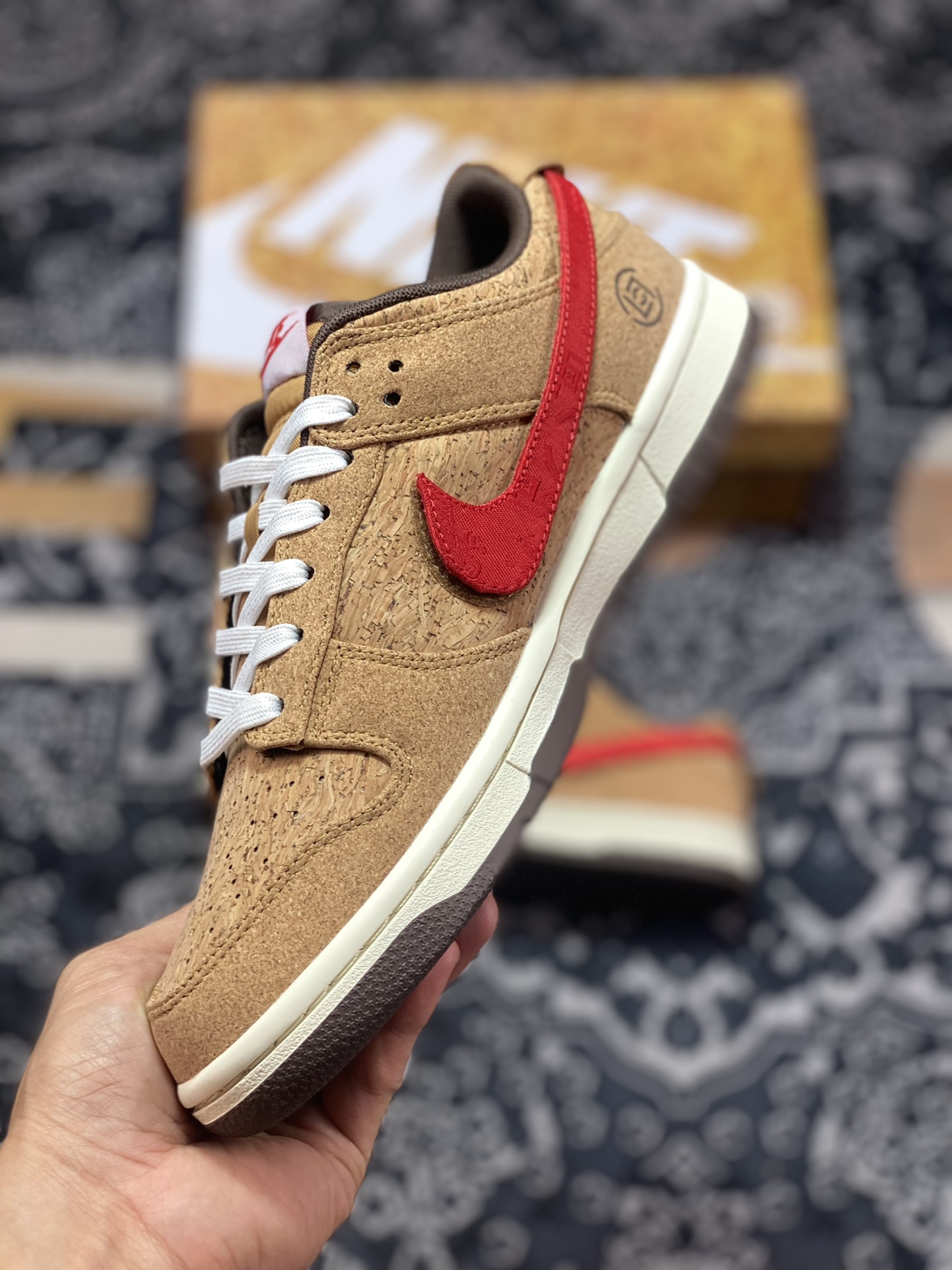 Selected CLOT x NK Dunk Low SP CN GCEL ”Cork” 20th Anniversary Cork FN0317-121