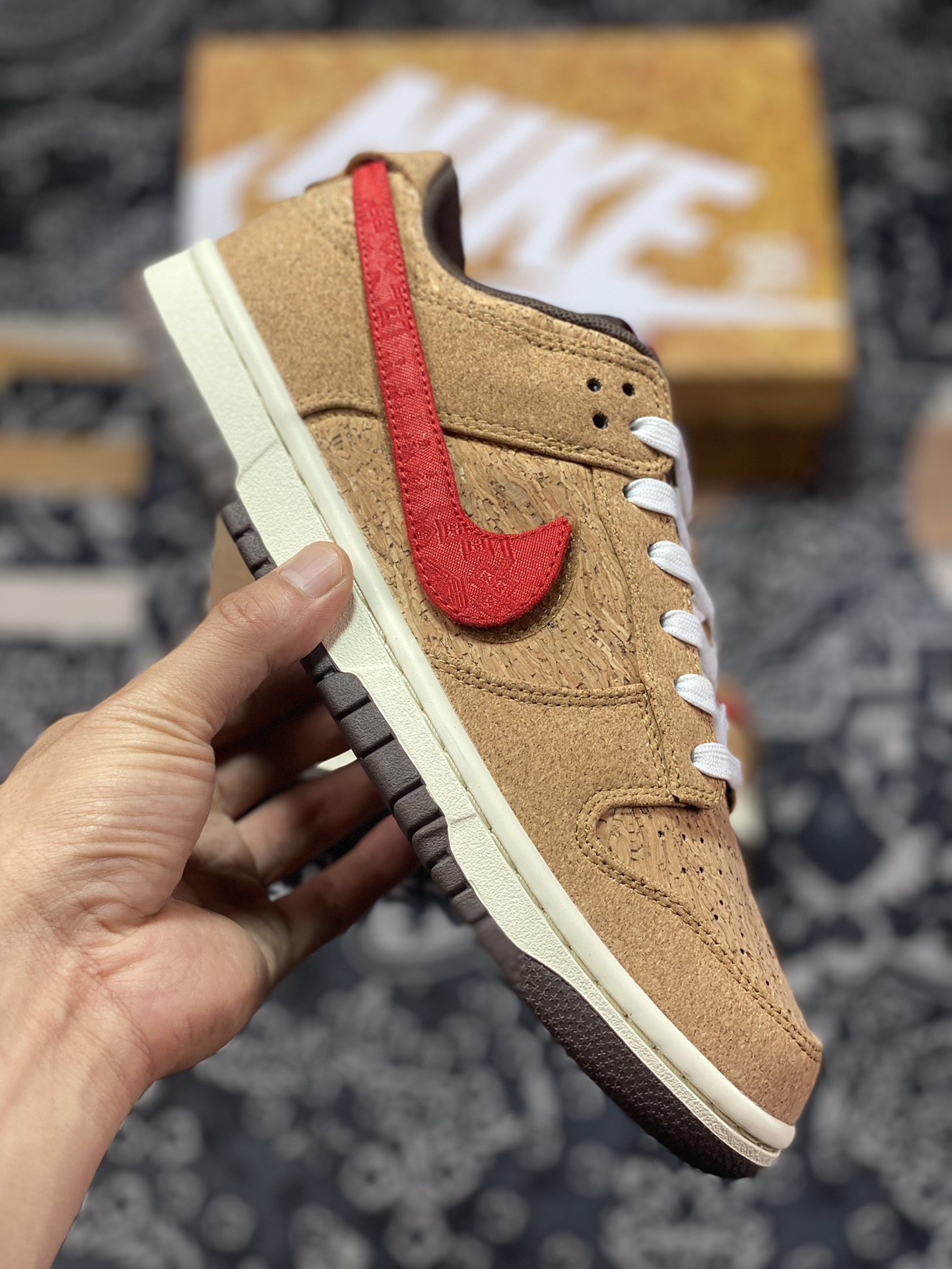 Selected CLOT x NK Dunk Low SP CN GCEL ”Cork” 20th Anniversary Cork FN0317-121