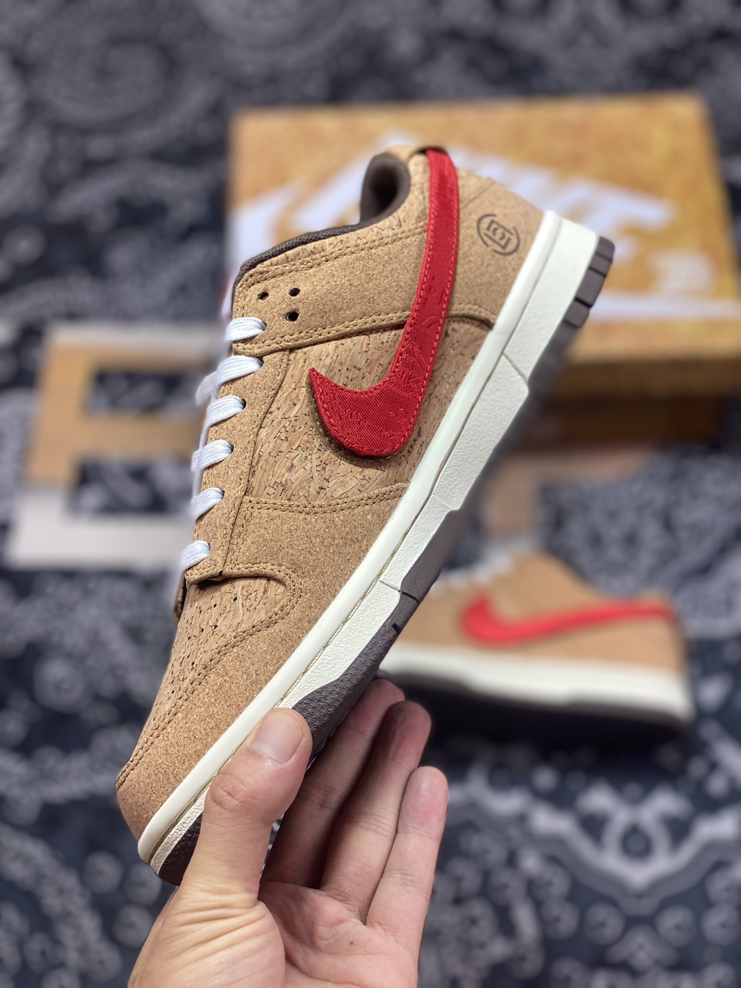 Selected CLOT x NK Dunk Low SP CN GCEL ”Cork” 20th Anniversary Cork FN0317-121