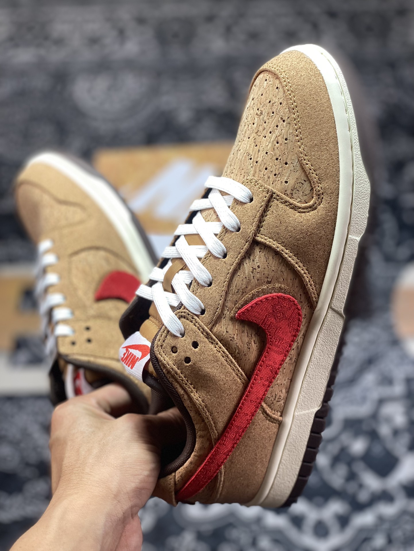 Selected CLOT x NK Dunk Low SP CN GCEL ”Cork” 20th Anniversary Cork FN0317-121