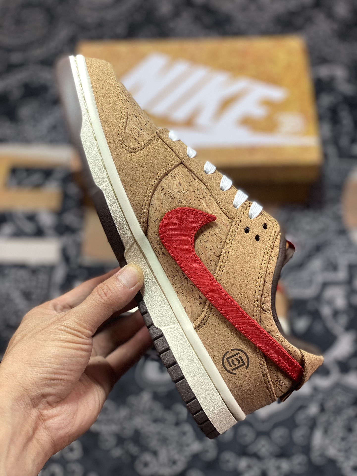 Selected CLOT x NK Dunk Low SP CN GCEL ”Cork” 20th Anniversary Cork FN0317-121