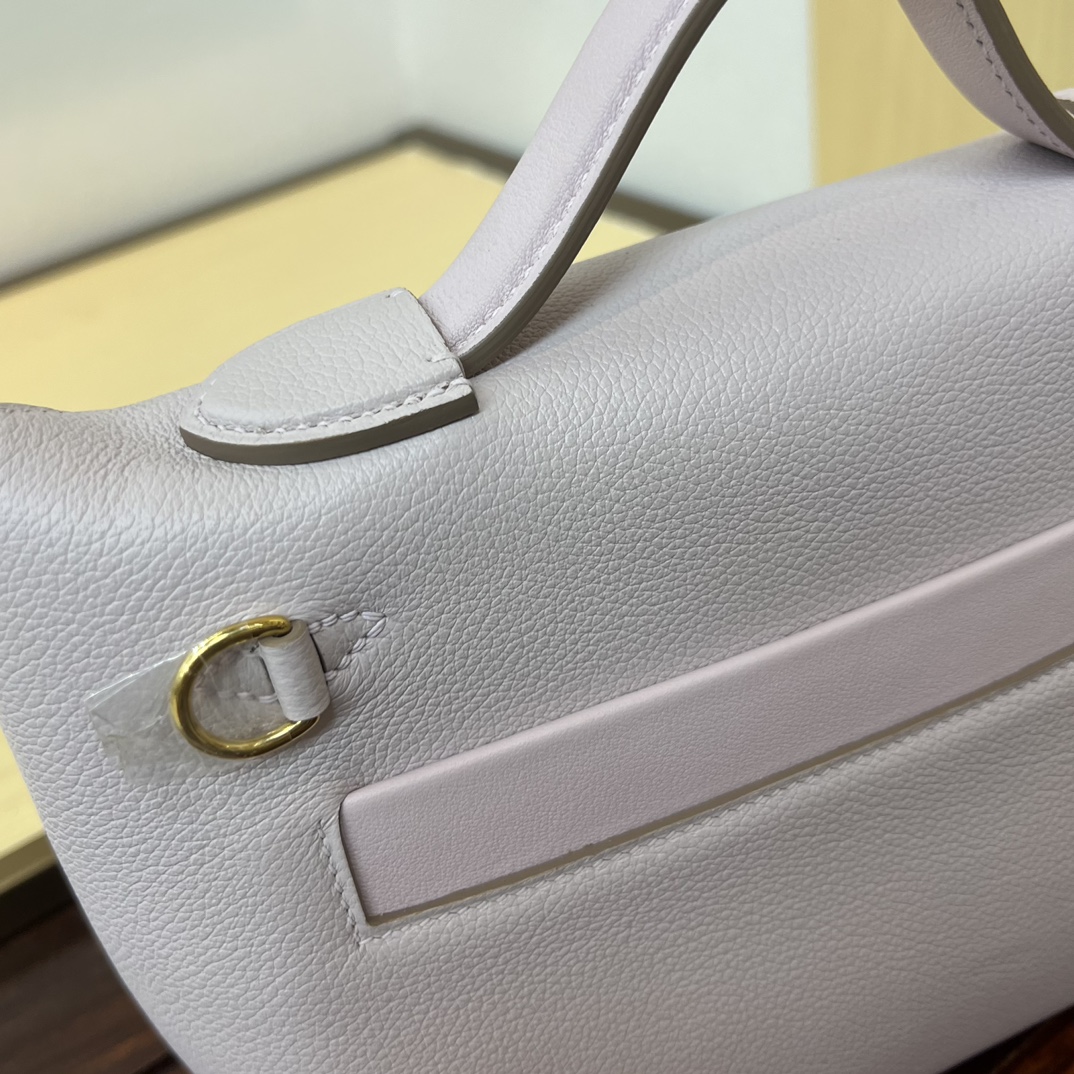 Kelly 2424 Mini Handbag - Dreamy Pink Purple Evercolor & Swift Leather 7 i1690702451 8087 4