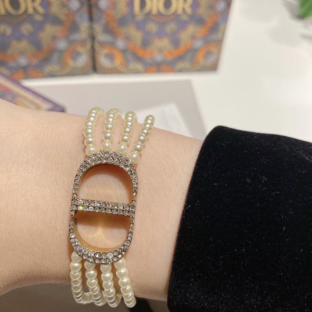 Dior Superiore
 Gioielleria Braccialetto Giallo Ottone