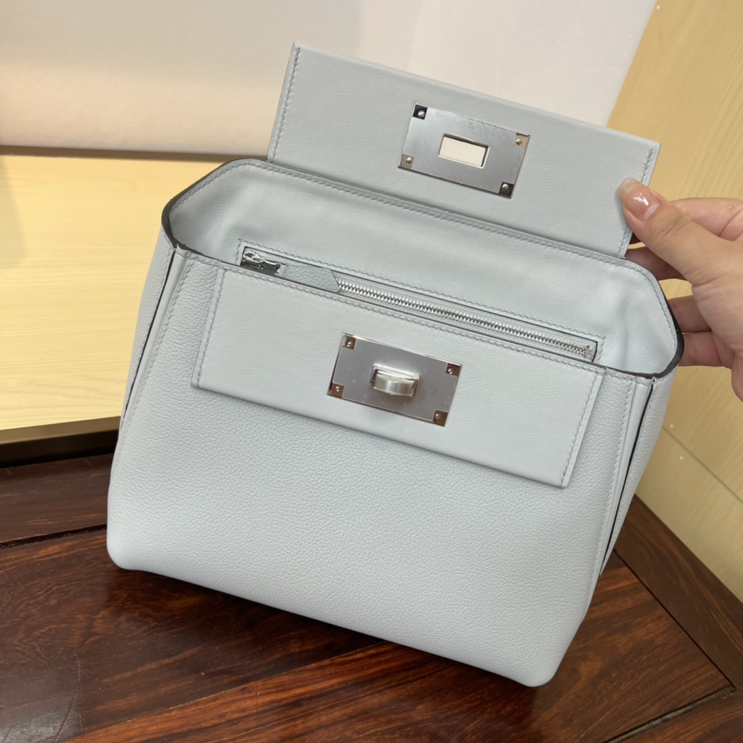 Mini Kelly 2424 Bag, 21cm, Evercolor & Swift Leather, Versatile Style 8 i1690709018 1961 6