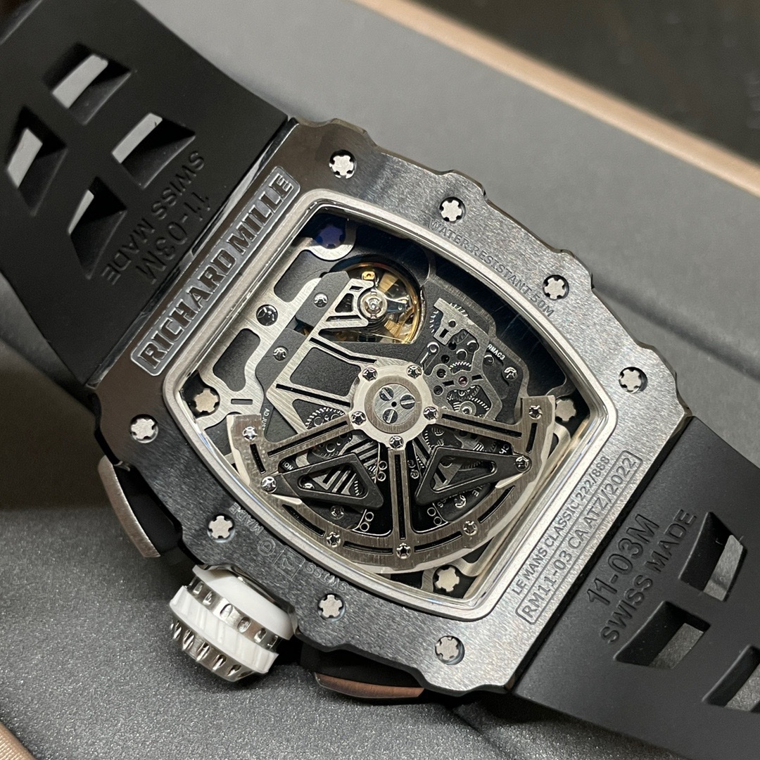 Richard Mille KU+ 理查德米勒Rm11-03 飞返计时黑陶瓷