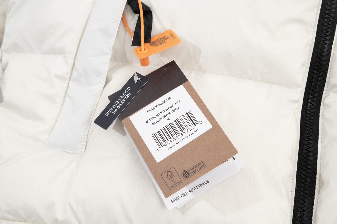 THE NORTH FACE 1996 NUPTSE ダウン 防水 700FP 白ダックダウン 本物品質