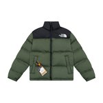 The North Face Clothing Down Jacket Customize Best Replica
 Green Matcha White Embroidery Unisex Duck Down Winter Collection Fashion
