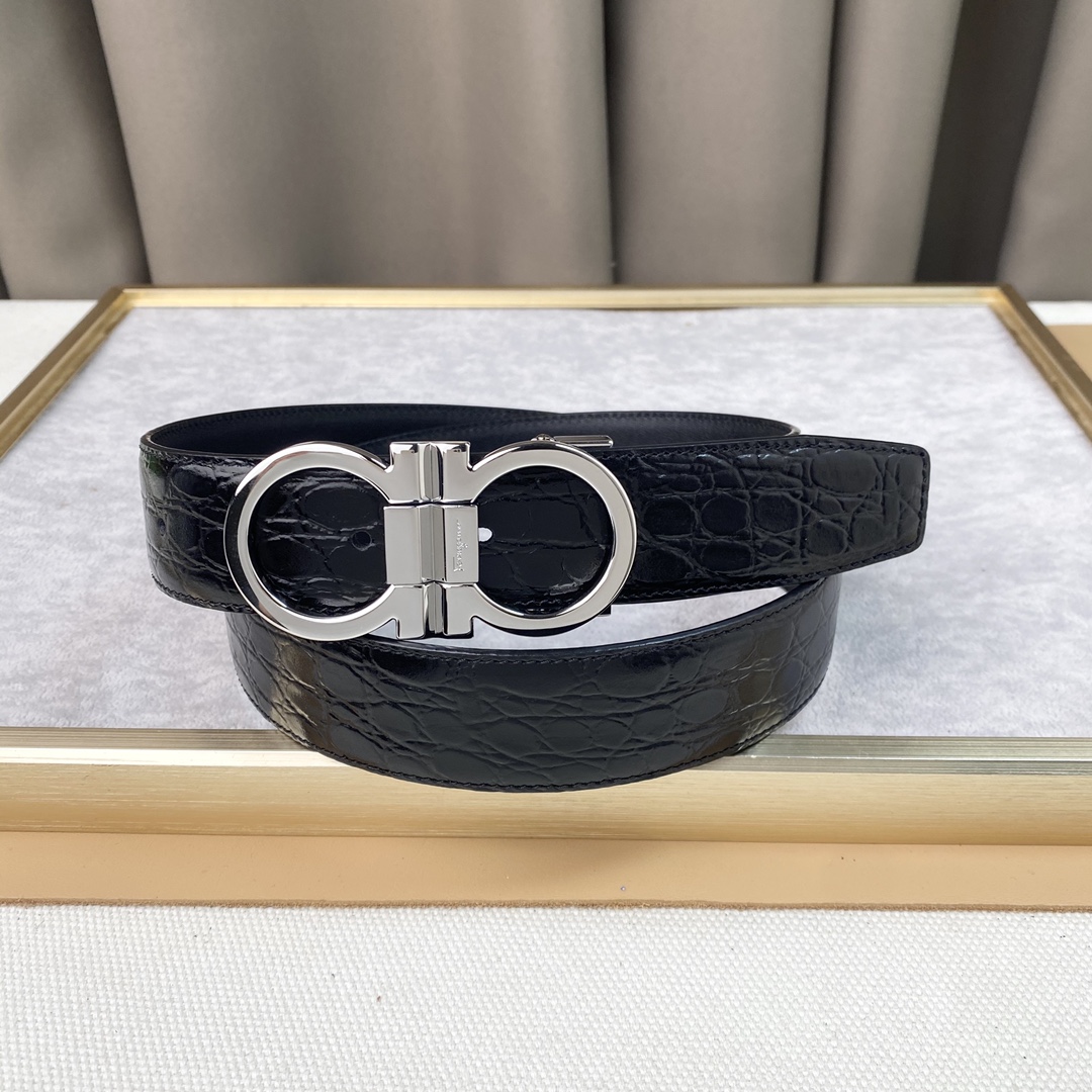 男士费拉柔软细腻百搭大方宽3.5CM