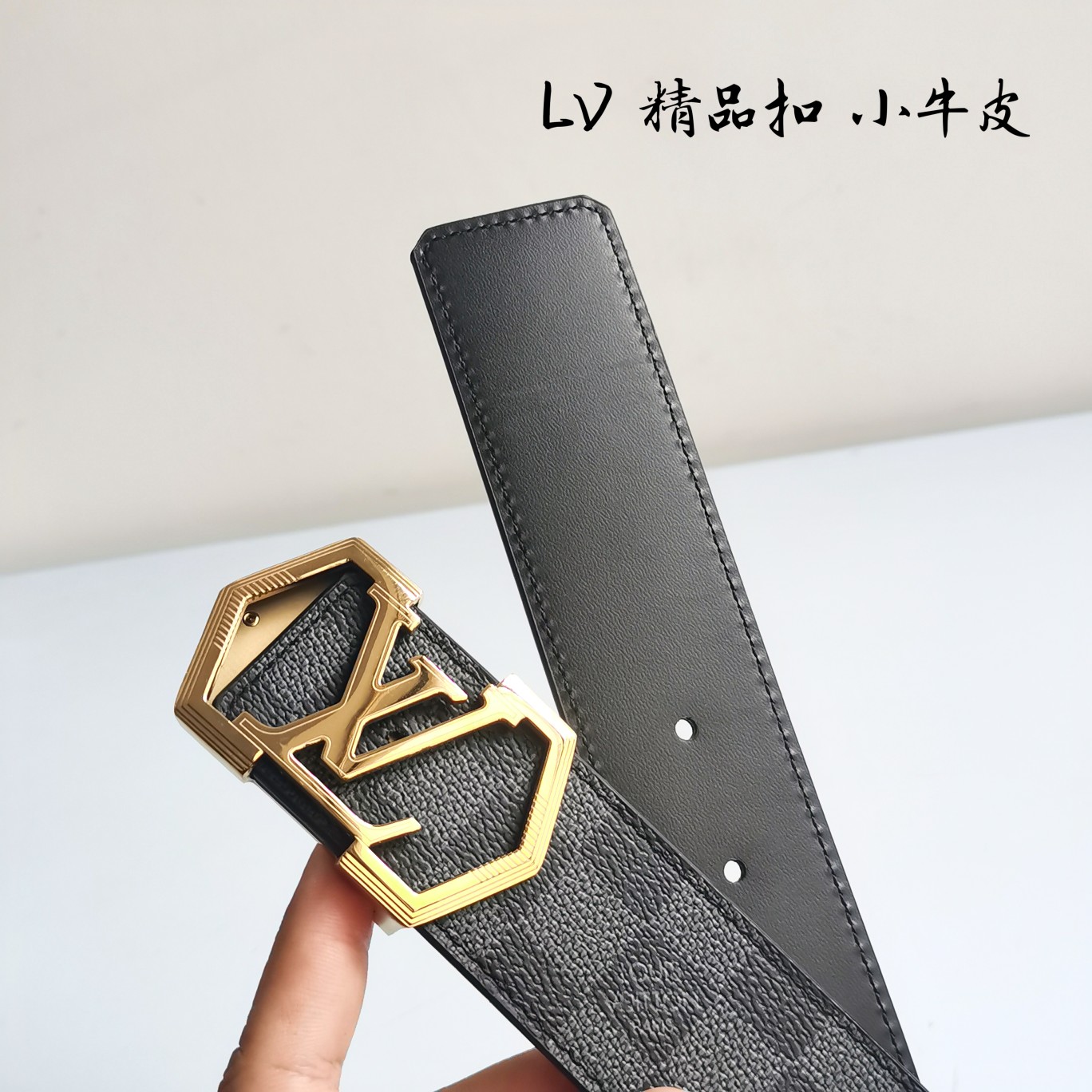 LOUISVUITTON驴牌原单品质精品扣精工制作细节看图实物拍摄高端奢华宽度4.0cm