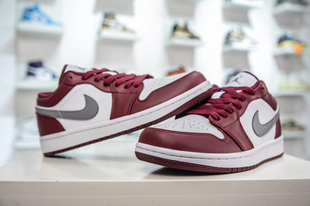 D DG version of the original factory produced Air Jordan 1 Low AJ1 low-top cultural leisure sports shoes 553558-615