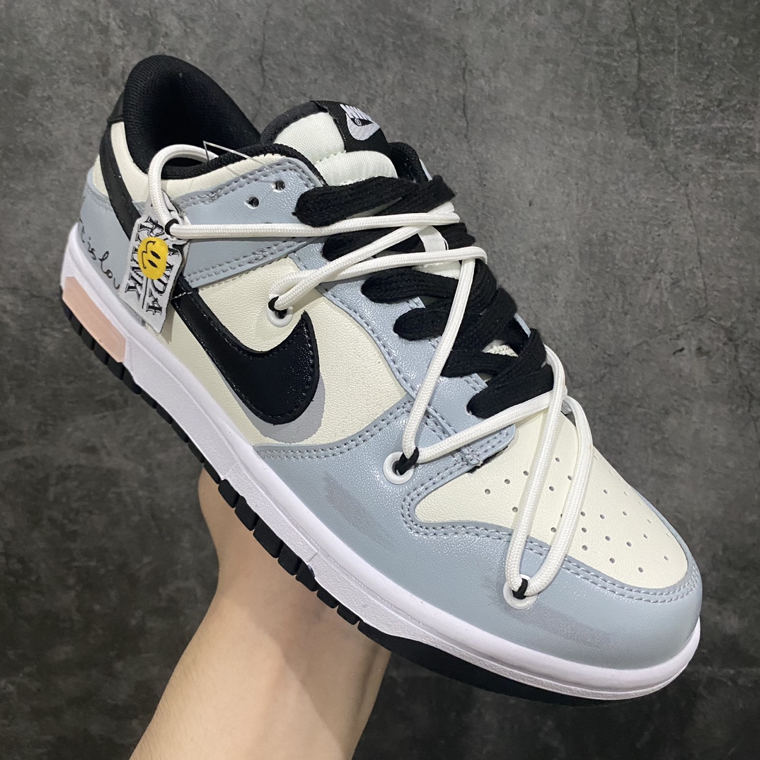 FS Original Box Nike Dunk Low Panda Prank-The Art of Love DD1391-100