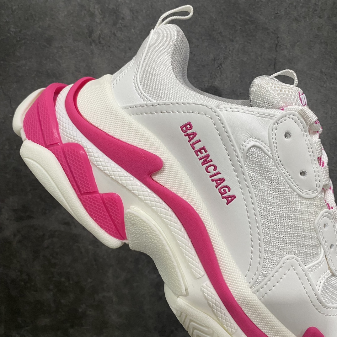 VG version of BALENCIAGA Triple S generation retro dad shoes pink