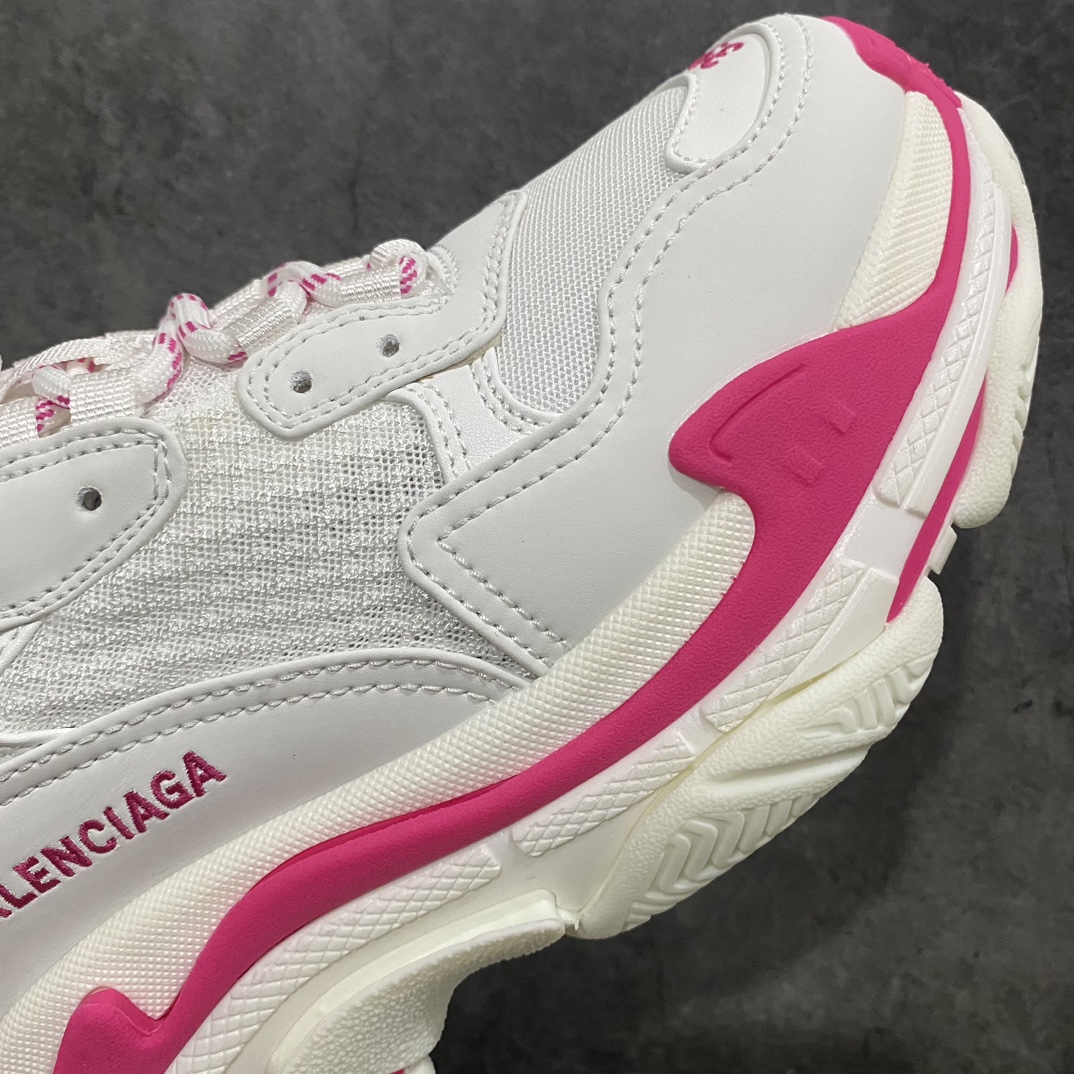 VG version of BALENCIAGA Triple S generation retro dad shoes pink