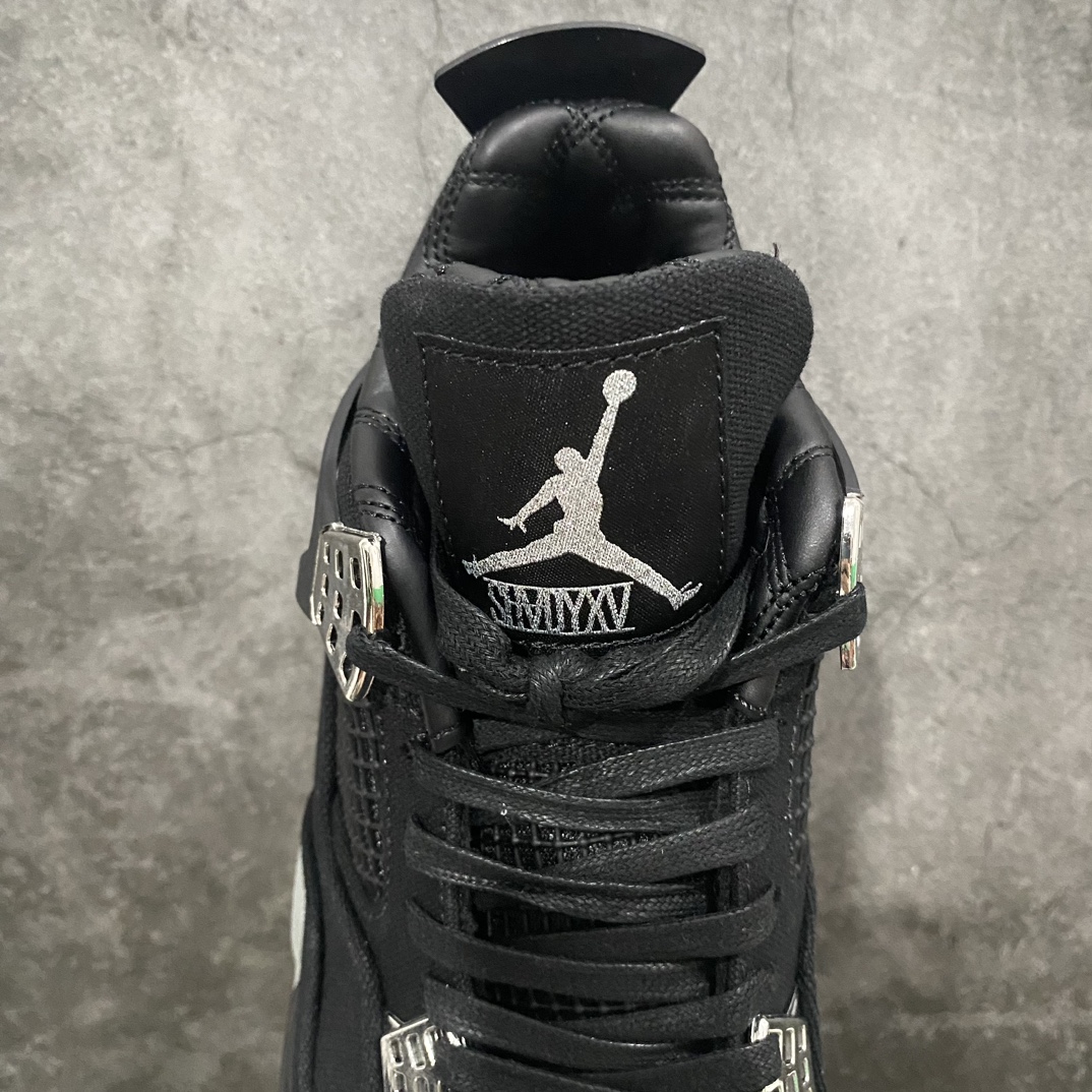 Little Green x Version Eminem x Carhartt x Nike Air Jordan 4 Retro ”Black/Metallic Silver” AJ4 Mid-cut Retro Casual Sports Culture Basketball Shoes ”Joint Canvas Black Silver Workwear” AJ4-136863