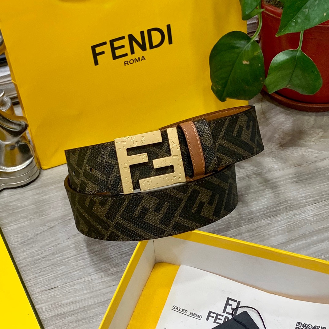 FENDI芬迪全套包装专柜同款宽4.