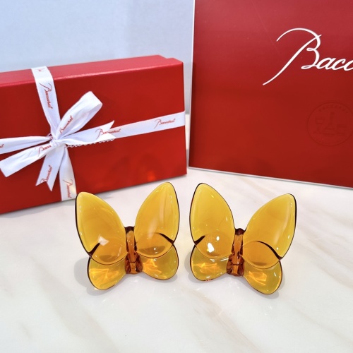 Baccarat Lucky Crystal Butterfly Amber Figurine, 8 cm - Sparkling Decor 1 Baccarat Lucky Crystal Butterfly Amber Figurine, 8 cm - Sparkling Decor