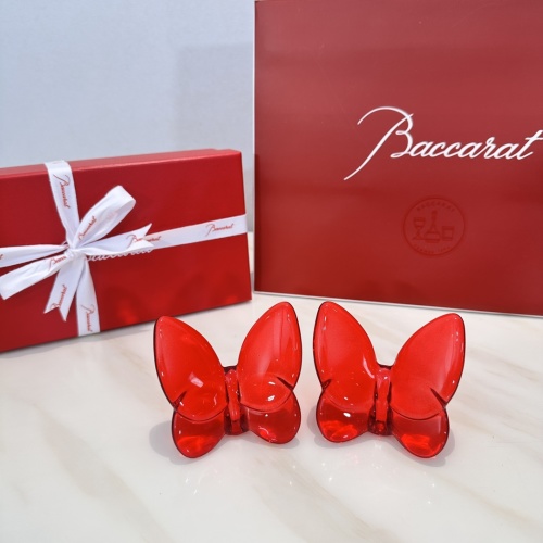 Baccarat Lucky Crystal Butterfly, Red - Exquisite Home Decor Figurine