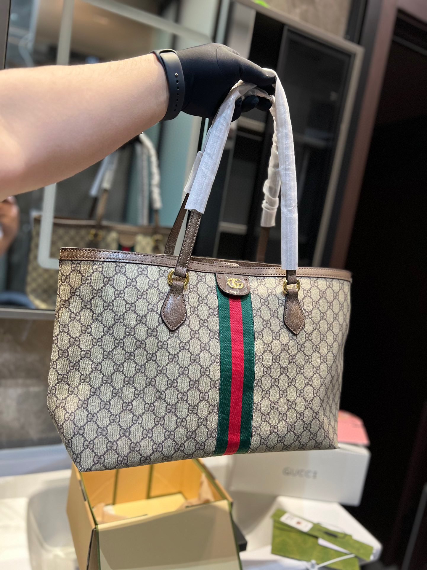 Gucci Nowy
 Torebki Torby typu crossbody i na ramię Torby Tote Drukowanie