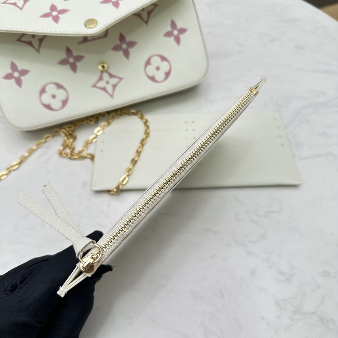 Leather wallet back view