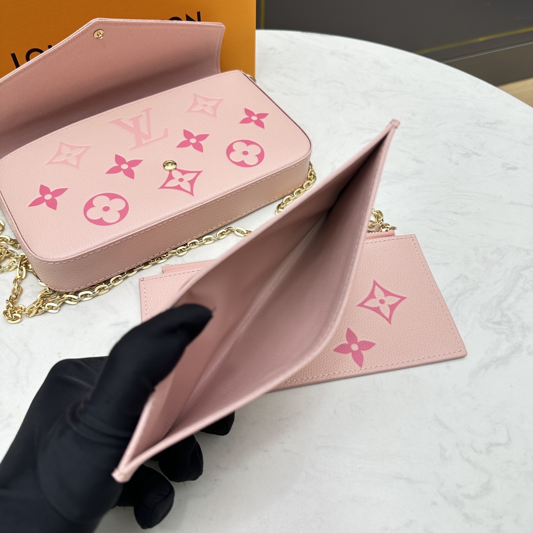 Leather wallet back view