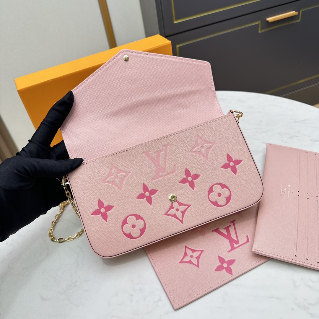 Leather wallet closure detail