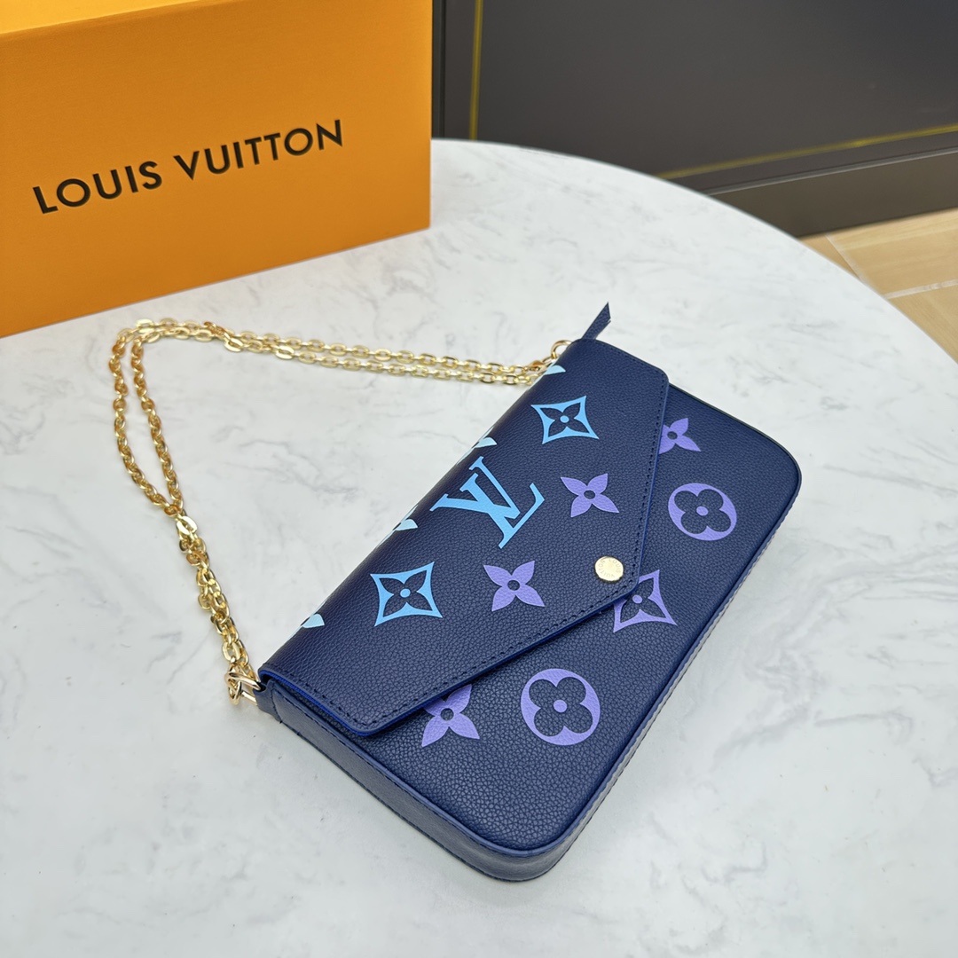 Leather wallet back view