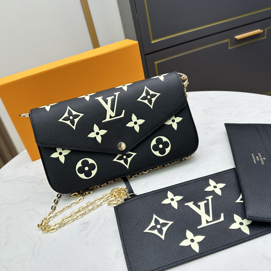 Leather Envelope Clutch Wallet - Front View